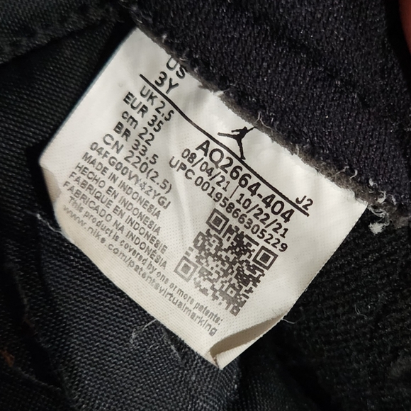 Nike Air Jordan 1 Dark Marina Blue - size 3Y - Picture 8 of 8